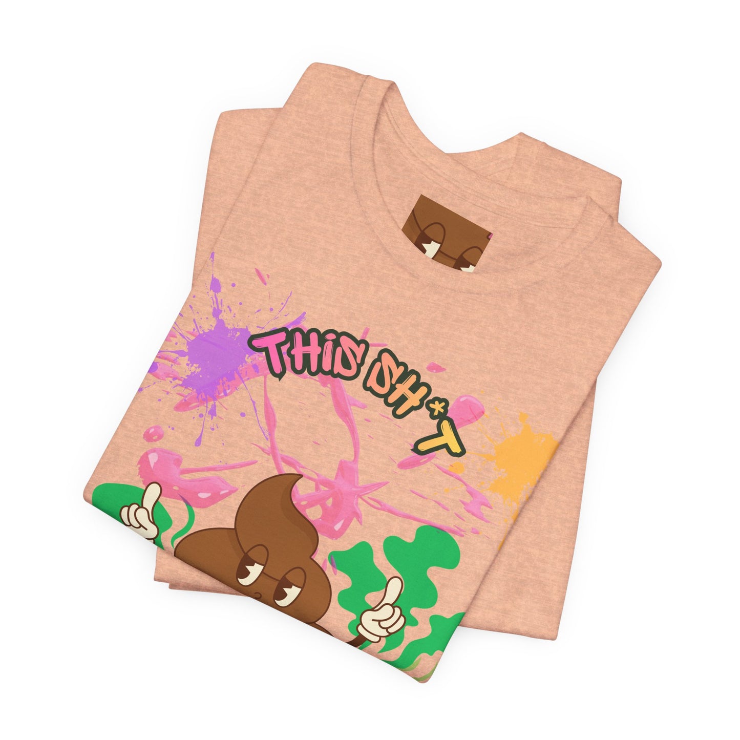 This Sh*t Stinks Graphic Tee — Funny Poop Cartoon T-Shirt